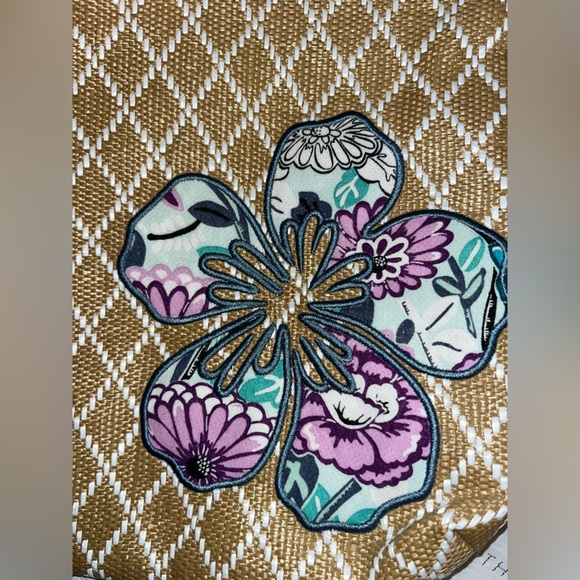 Vera Bradley Brown and Floral Crossbody Bag - Picture 5 of 7